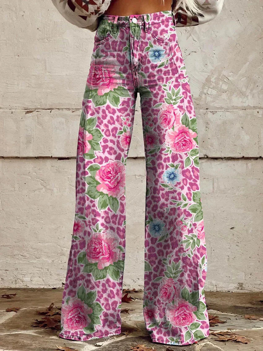 Fleurs roses / S